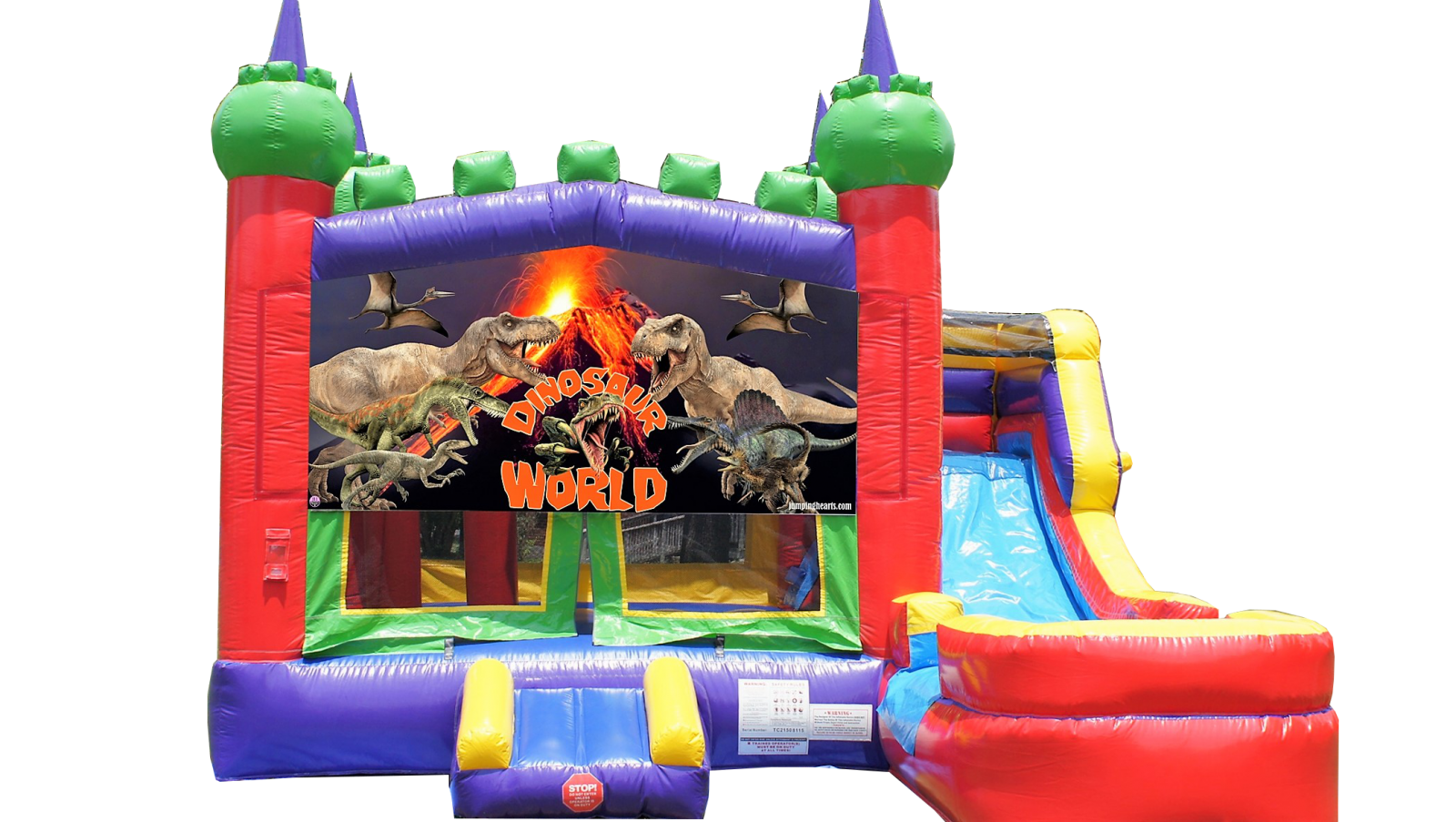 Dinosaur Bounce House for rent in Nashville TN Jumping Hearts Party Rentals
